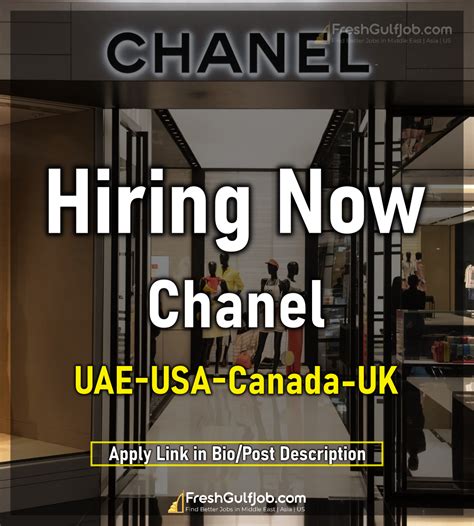 chanel cosmetics vacancies uk|Chanel job offers.